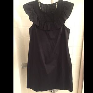 JCrew Black Dress, size 6, 100% cotton